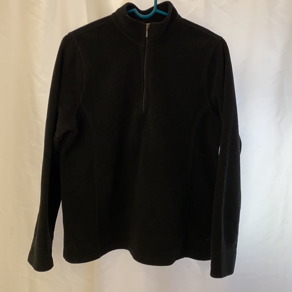 LL Bean women’s quarter zip fleece size L - Picture 4 of 5